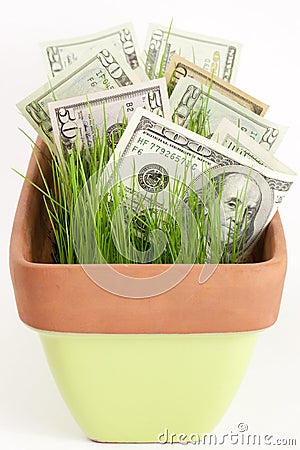 Growing your investment Stock Photo