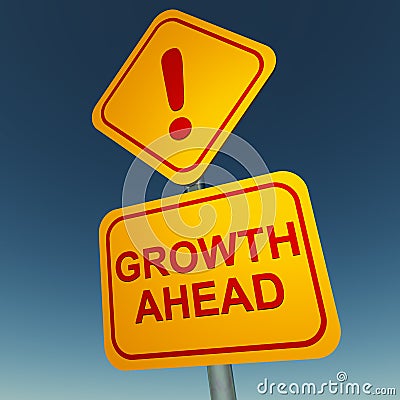 Growth ahead Stock Photo