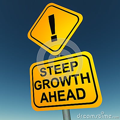 Growth ahead Stock Photo