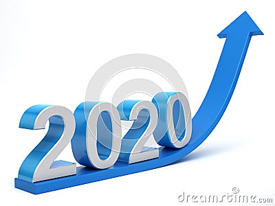 2020 Growth concept Stock Photo
