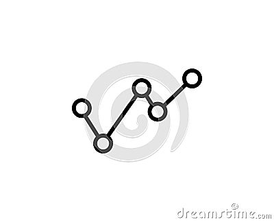 Growth line icon Vector Illustration