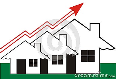 Growth in Real Estate Stock Photo