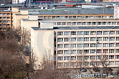 Grozavesti student apartment buildings Editorial Stock Photo