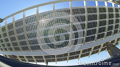Große Solarplatte Zeitverlust stock video Große Solarplatte Zeitverlust stock video