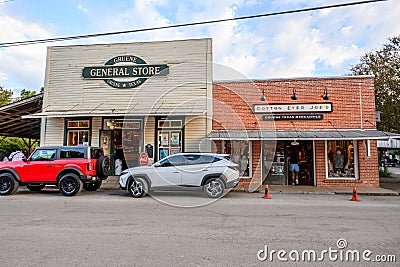 General Store in Gruene in Texas Editorial Stock Photo
