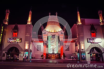 Gruman/Manns Chinese Theatre, Hollywood Editorial Stock Photo