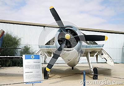 GRUMMAN AVENGER - American torpedo bomber Editorial Stock Photo