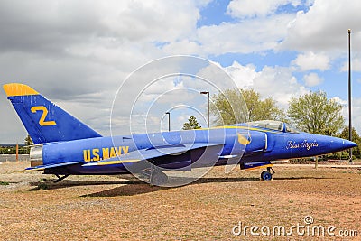 Grumman F11-F Tiger Navy Fighter Aircraft Editorial Stock Photo