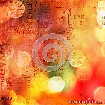 Grunge abstract background with blur boke Stock Photo