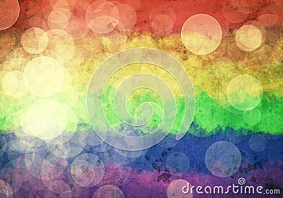 Grunge Abstract Pride Background Stock Photo
