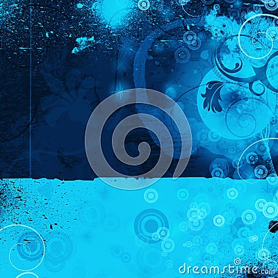 Grunge abstract textured mixed media collage Stock Photo