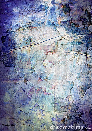 Grunge abstract textured mixed media collage, art Stock Photo