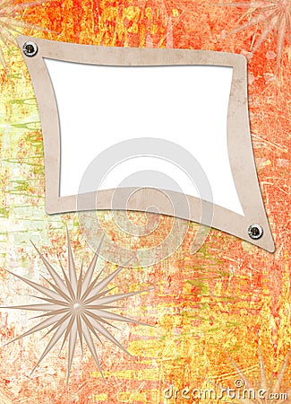 Grunge alienated paper design Stock Photo