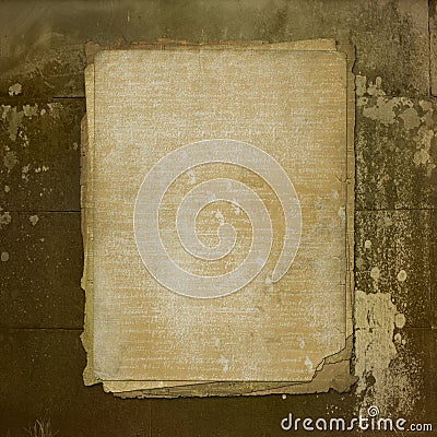 Grunge alienated paper design Stock Photo