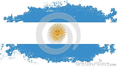 Grunge Argentina flag Stock Photo