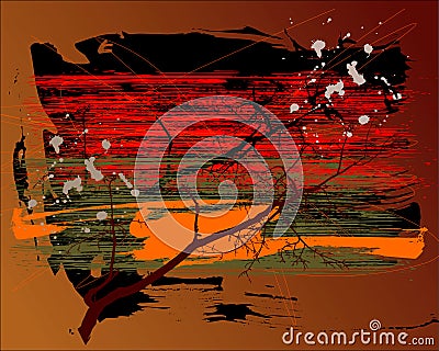 Grunge background Vector Illustration