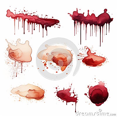 Grunge Background with Abstract Drip and Colorful Splatter Stock Photo