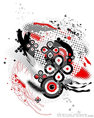 Grunge background, vector Vector Illustration