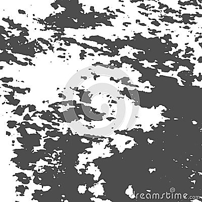 Grunge Black and White Distress Texture Vector Illustration