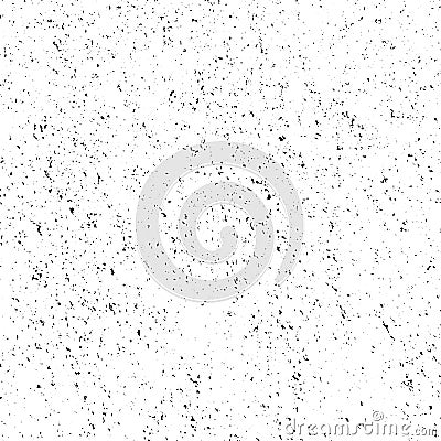 Grunge black and white texture vector - sand scratch. Vector Illustration