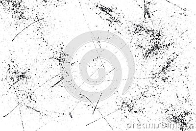 Grunge Black And White Urban. Dark Messy Dust Overlay Distress Background. Stock Photo