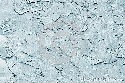 Grunge blue painted rough textured wall Stock Photo