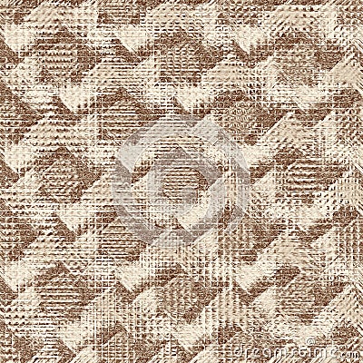 Grunge brown weaving pattern abstract background Stock Photo