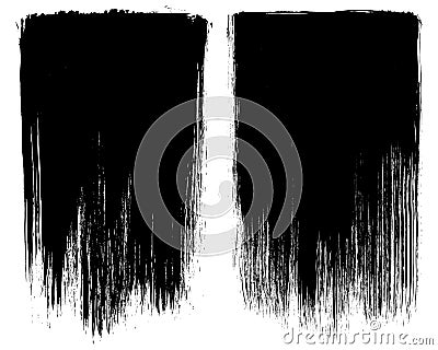 Grunge brush stroke background frames Vector Illustration