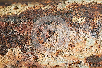 Grunge corrode rust iron oxidized metal textured background Stock Photo