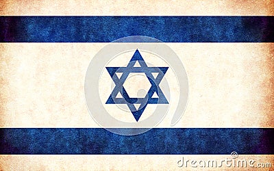 Grunge country flag illustration Israel Cartoon Illustration