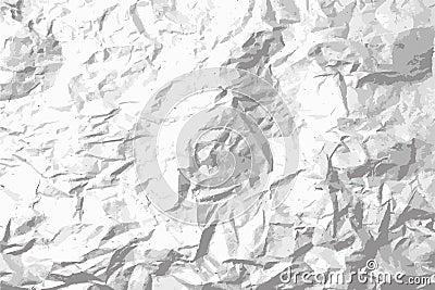 Grunge crumpled paper vector background Vector Illustration