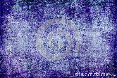 Grunge Dark Blue Purple Violet Rusty Distorted Decay Old Abstract Canvas Painting Texture Autumn Background Wallpaper Stock Photo