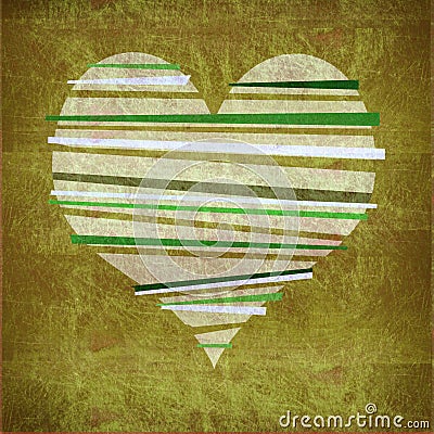 Grunge design heart Stock Photo