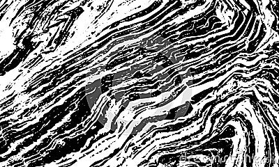 Grunge detailed black abstract texture. Vector Illustration