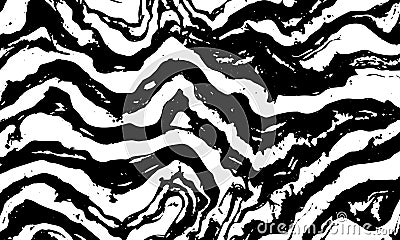 Grunge detailed black abstract texture. Vector Illustration