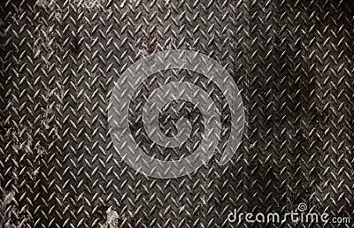 Grunge diamond metal Stock Photo