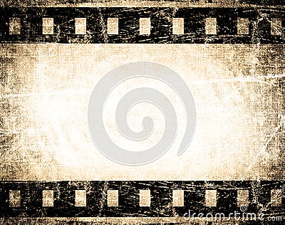 Grunge film stripe Stock Photo