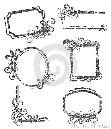 Grunge Frame Vector Illustration