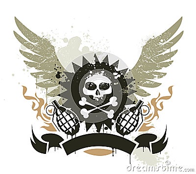 Grunge gang design Vector Illustration