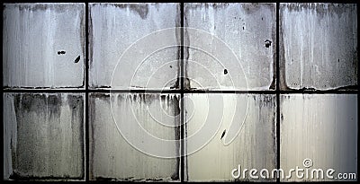 Grunge glass window Stock Photo