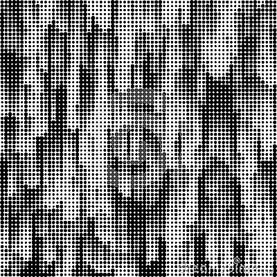 Grunge halftone dots texture background. Border Frame. Do Stock Photo