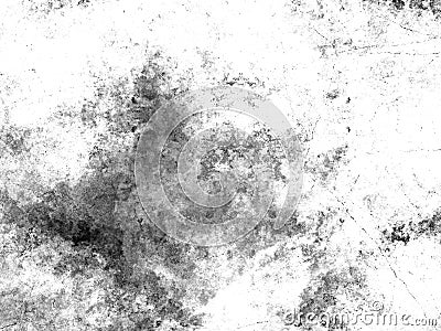 Grunge hatching brush black strokes on white background. Scratched paint texture set. Abstract light hand Stock Photo