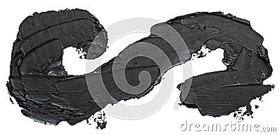 Grunge infinity symbol. Oil painting hand drawn Vector Illustration