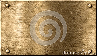 Grunge metal brass or bronze background Stock Photo