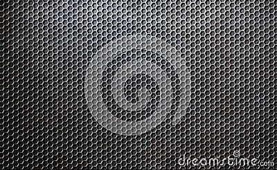 Grunge metal comb grid background Stock Photo