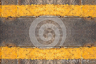 Rusty dirty weathered iron sheet for construction site Stock Photo