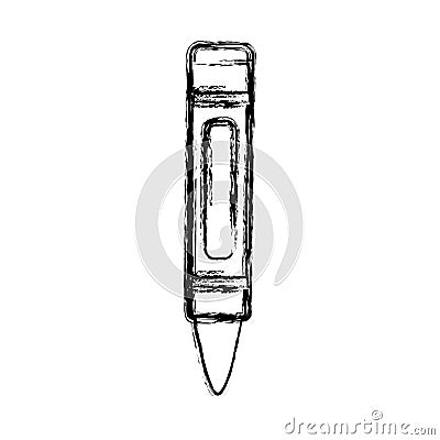 Grunge nice crayon pencil art design Vector Illustration