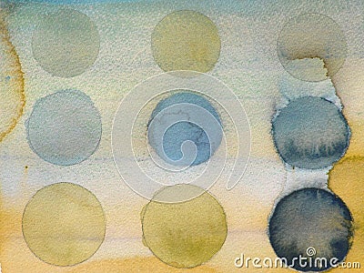 Grunge paint abstract background circles Stock Photo