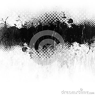 Grunge Paint Splatter Stock Photo