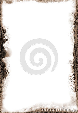 Grunge paper frame Stock Photo